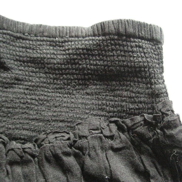 No Boundaries Black Ruffle Lace Mini Skirt - Picture 6 of 8